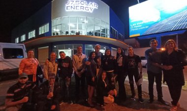 Equipe de Brasília participa de treinamento na sede da empresa J7 SOLAR