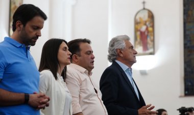 Em Anápolis, governador Ronaldo Caiado participa de celebração pelo dia de Sant'Ana, padroeira da cidade