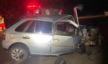 Motorista que estaria alcoolizado provoca acidente na BR 153, em Porangatu (GO)