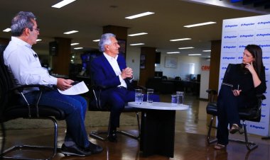 "Com educação, a criança vai romper o ciclo da pobreza”, diz Caiado em sabatina da rádio CBN e jornal O Popular