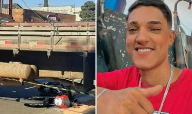 Motociclista de 18 anos morre após ser atropelado por caminhão em avenida de Catalão