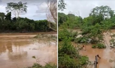 Zona rural de Niquelândia-GO fica ilhada após fortes chuvas