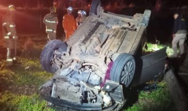 Motorista morre após capotar carro na BR-020, sentido Formosa (GO)