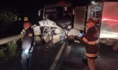 Adolescentes e bebê estão entre os cinco mortos de acidente na BR-020