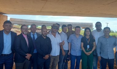 Formosa: Ao lado de autoridades locais, deputado federal José Nelto anuncia retomada das obras dos viadutos da BR-020