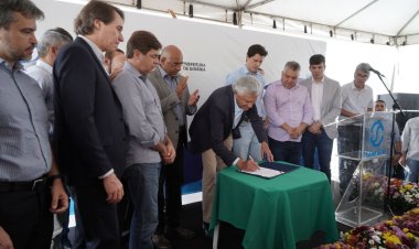 Governo entrega novos reservatórios para ampliar acesso a água potável em Goiânia