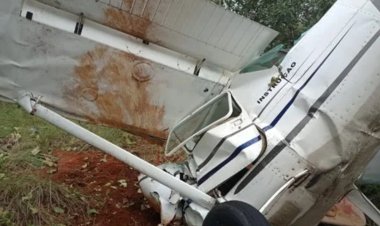 Avião de pequeno porte cai em Tocantins e deixa piloto em estado grave