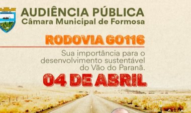Audiência pública-Câmara Municipal de Formosa
