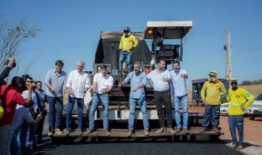 Primeira obra executada com recursos do Fundeinfra avança em Goianésia