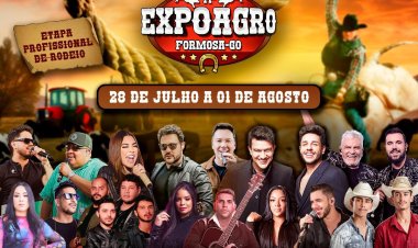 Secretaria de Turismo e Cultura de Formosa patrocina artistas locais na 71ª Expoagro