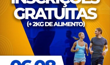 Corrida de rua em comemoração aos 180 anos de Formosa-GO, será realizada no dia 06 de agosto