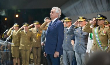 No aniversário de 165 anos da PMGO, Caiado destaca bons índices da segurança no estado