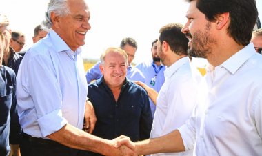 Em Aparecida, Caiado reforça Daniel como seu sucessor