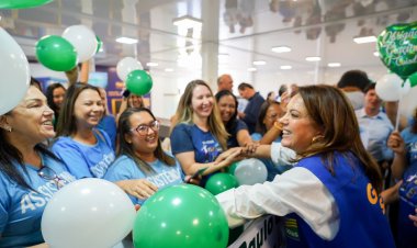 Gracinha Caiado participa da festa de celebração do aniversário de 164 anos de Catalão