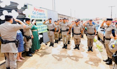 Coronel Coppola é homenageado pela Polícia Militar de Goiás após 32 anos de serviços prestados