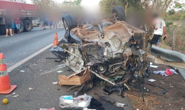 BR-020 foi mais uma vez tingida de sangue em grave acidente automobilístico