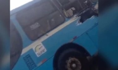 Acidente com ônibus deixa quatro pessoas feridas em Águas Lindas de Goiás
