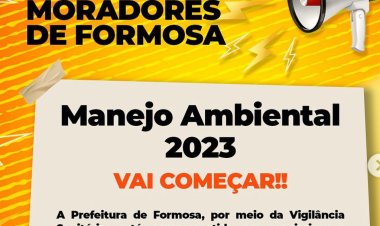 Prefeitura de Formosa lança campanha de combate à dengue e outras arboviroses