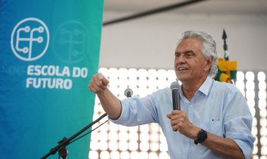 Governador Ronaldo Caiado inaugura Escola do Futuro em Valparaíso de Goiás