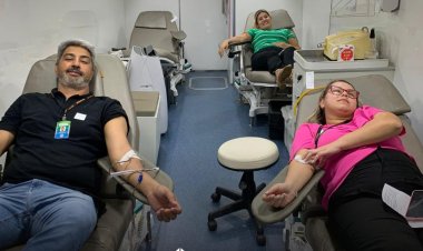 Servidores do Detran-GO doam sangue em campanha promovida pela Rede Estadual dos Hemocentros