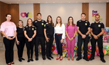 OVG recebe doação de 1,4 mil brinquedos da Polícia Civil