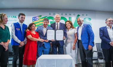 Caiado destaca ações de combate à fome em Goiás na assinatura de pacto nacional