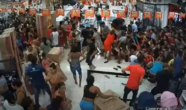 Multidão invade loja durante promoção e 40 ficam feridos