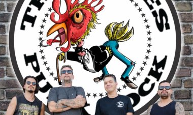 Encontro de motociclistas ao som de The Oldies Punk Rock