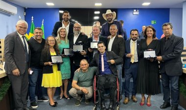 “Vocês me acolheram e me abraçaram desde o início.Sou muito grata” disse Caroline Fleury ao receber o título de Cidadã Ocidentalense
