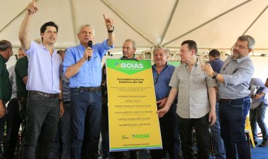 Caiado entrega GO-180 e destaca importância da via para o Sudoeste goiano