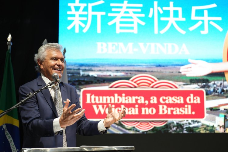 Caiado oficializa instalação da multinacional chinesa WeiChai, em Itumbiara