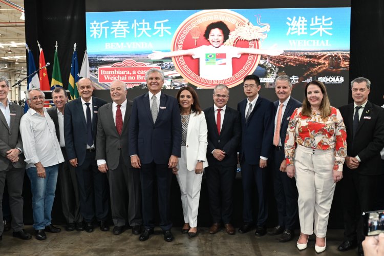 Caiado oficializa instalação da multinacional chinesa WeiChai, em Itumbiara