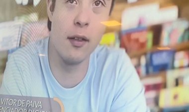 Rede Globo e Folha de S. Paulo abrem espaço para João Vitor falar sobre a síndrome de Down