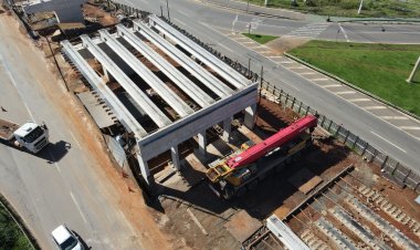 Obras do Viaduto Portal da Fé chegam a 30% de execução em Trindade