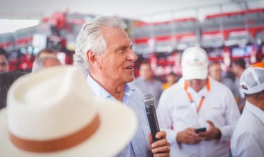 Caiado visita Agrishow em Ribeirão Preto e defende investimento em tecnologia para o campo