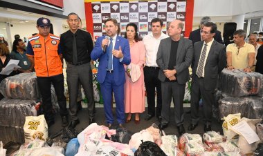 Bruno Peixoto lança Campanha SOS Rio Grande do Sul e coloca avião cedido à Alego à disposição para ajudar no suporte às vítimas