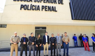 Daniel Vilela inaugura primeira Escola de Governo da Polícia Penal