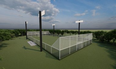 Começa construção de campos sintéticos de futebol Society em 18 municípios goianos