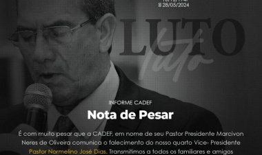 Homenagem ao Pastor Normelino José Dias
