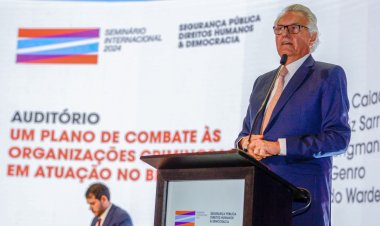 “Em Goiás, câmeras vão monitorar criminosos, e não policiais”, diz Caiado em seminário internacional sobre segurança pública