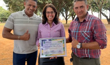 Caroline Fleury recebe sexto título de cidadania por cidades do Entorno