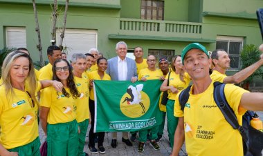Caiado defende preservação do Cerrado, em encontro com atletas da 31ª Caminhada Ecológica