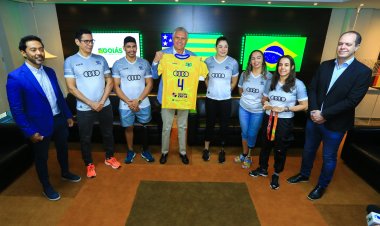 Caiado recebe atletas paralímpicos goianos que partem em busca de medalhas em Paris