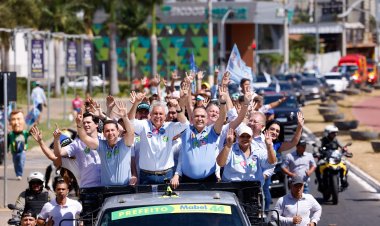 Caiado abre campanha de Sandro Mabel e Leandro Vilela