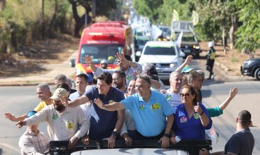 Daniel Vilela e Sandro Mabel lideram grande carreata em Goiânia e destacam apoio dos eleitores