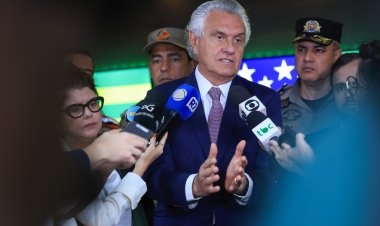 Caiado determina rigor no combate a incêndios em Goiás