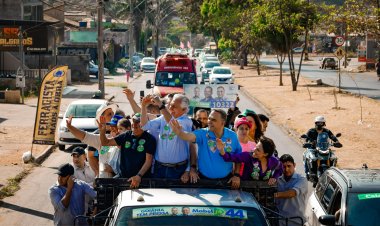 Caiado lidera carreata de Mabel na região Oeste de Goiânia