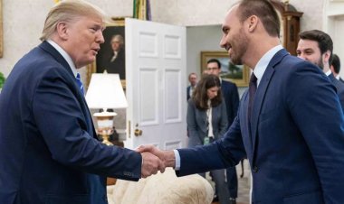 Proximidade de integrante da família Bolsonaro com Trump preocupa ministros do STF