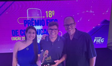 Rádio Brasil Central conquista 1º lugar no Prêmio Fieg de Comunicação
