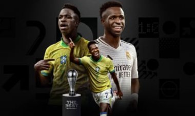 Vinicius Jr é eleito melhor jogador do mundo